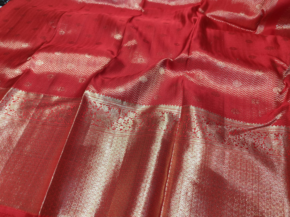 Kanjeevaram Bridal Silk Saree | Red