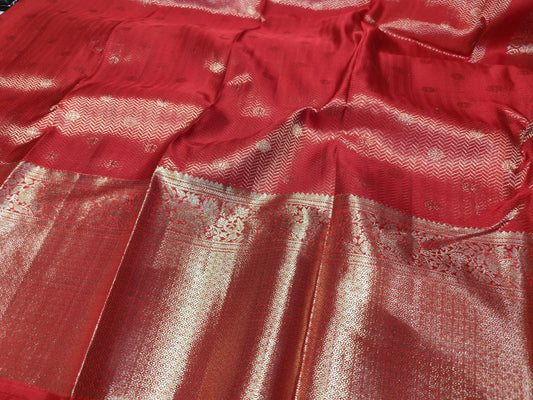 Kanjeevaram Bridal Silk Saree | Red