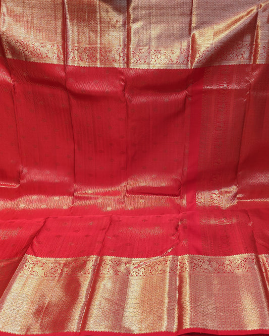 Kanjeevaram Bridal Silk Saree | Red