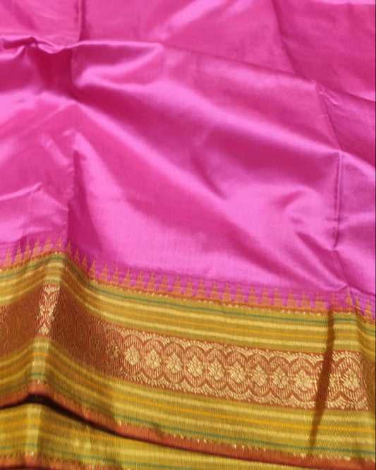 Kanjeevaram Silk Saree | Baby Pink